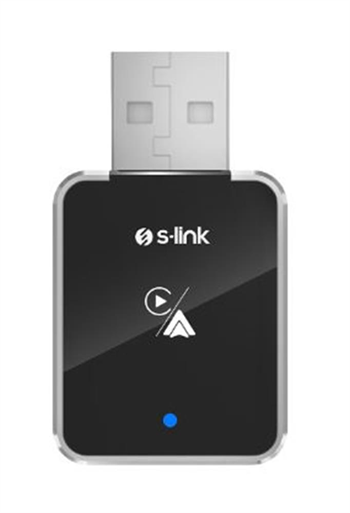 S-Link SL-CAR01 2in1 Android ve Apple Cihazlar Kablosuz Android Auto ve Carplay Adaptörü