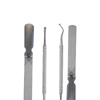 SUNUP SN-27098 PASLANMAZ ÇELİK 4IN1 PROFESYONEL TIRNAK BAKIM SETİ