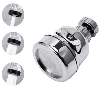 SUNUP SN-27115 3 KADEMELİ TASARRUFLU MUSLUK BAŞLIĞI 360 DERECE