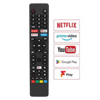 WEKO KL SES KOMUTSUZ JVC RM-C3250 NETFLIX-PRIME VIDEO-GOOGLE PLAY-YOUTUBE TUŞLU LCD LED TV KUMANDA