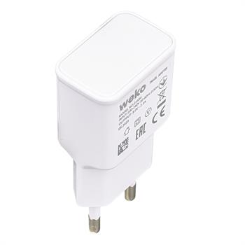 WEKO WK-21434 S6 2.1 AMPER ŞARJ BAŞLIK ADAPTÖRÜ + MICRO USB KABLO(NO:3)