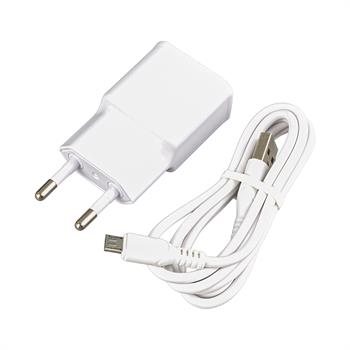 WEKO WK-21434 S6 2.1 AMPER ŞARJ BAŞLIK ADAPTÖRÜ + MICRO USB KABLO(NO:3)