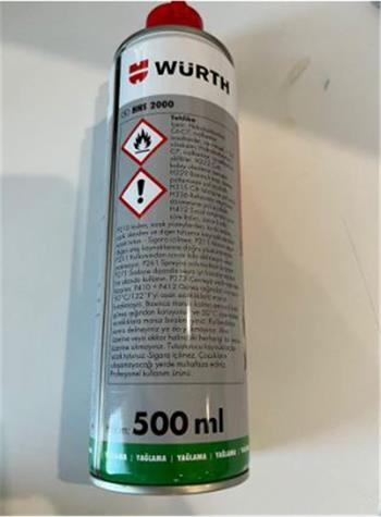 Würth 500ml Ultra 2040 Çok Amaçlı Sprey (pas-yağlama-)