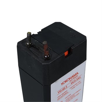 YOKOHAMA YH-40.3 4 VOLT - 0.3 AMPER KURU AKÜ (27 X 20 X 48 MM)