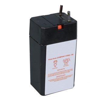 YOKOHAMA YH-40.3 4 VOLT - 0.3 AMPER KURU AKÜ (27 X 20 X 48 MM)
