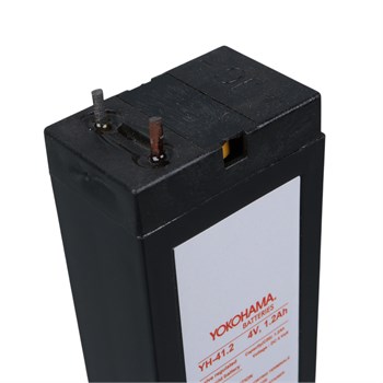 YOKOHAMA YH-41.2 4 VOLT - 1.2 AMPER KURU AKÜ  (35 X 22 X 91 MM)