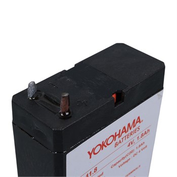 YOKOHAMA YH-41.8 4 VOLT - 1.8 AMPER KURU AKÜ (22 X 50 X 75 MM)