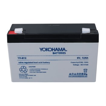 YOKOHAMA YH-612 6 VOLT - 12 AMPER KURU AKÜ (150 X 50 X 94 MM)