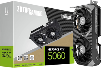 Zotac Geforce RTX5060 8GB GDDR7 128BIT 3xDP-HDMI (GEFORCE RTX 5060 GAMING TWIN EDGE) Ekran Kartı
