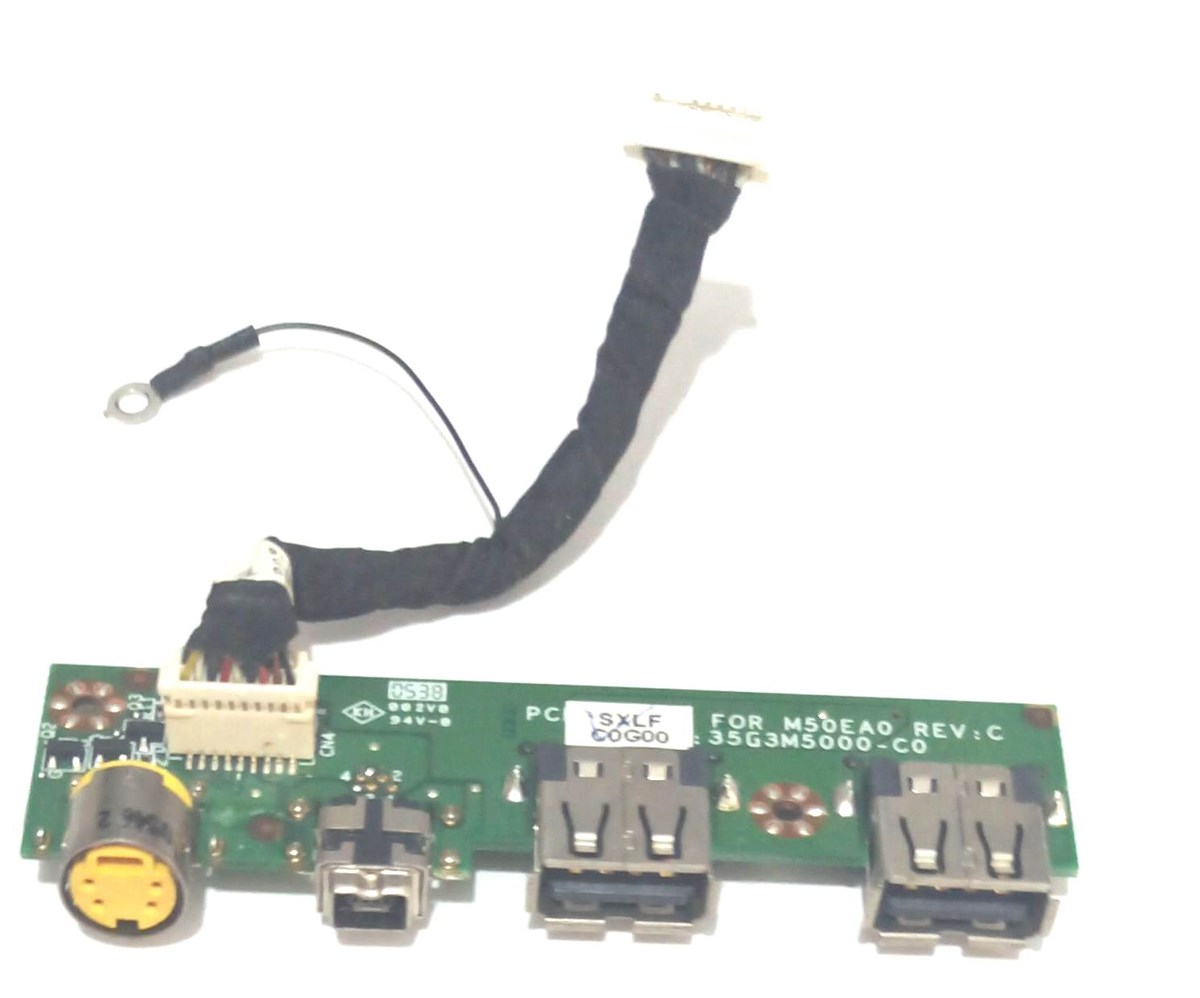 USB - AUX BoardFujitsu Siemens Amilo M1450G - USB S-Video Kartı - 35G3M5000-C0 STOK:Z-61