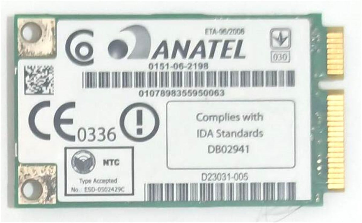 WIFI Kart - BluetoothIntel PRO/Wireless WM3945ABG ,D26839-011,001B778CE958, Notebook Wireless Kart , WİFİ KART STOK:Z-64
