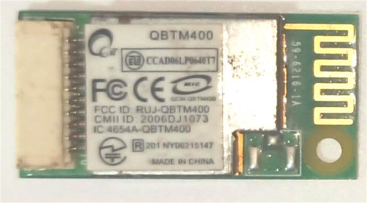 WIFI Kart - BluetoothQualcomm QBTM400 Bluetooth Modülü QBTM400 , 2006DJ1073 STOK :Z-64