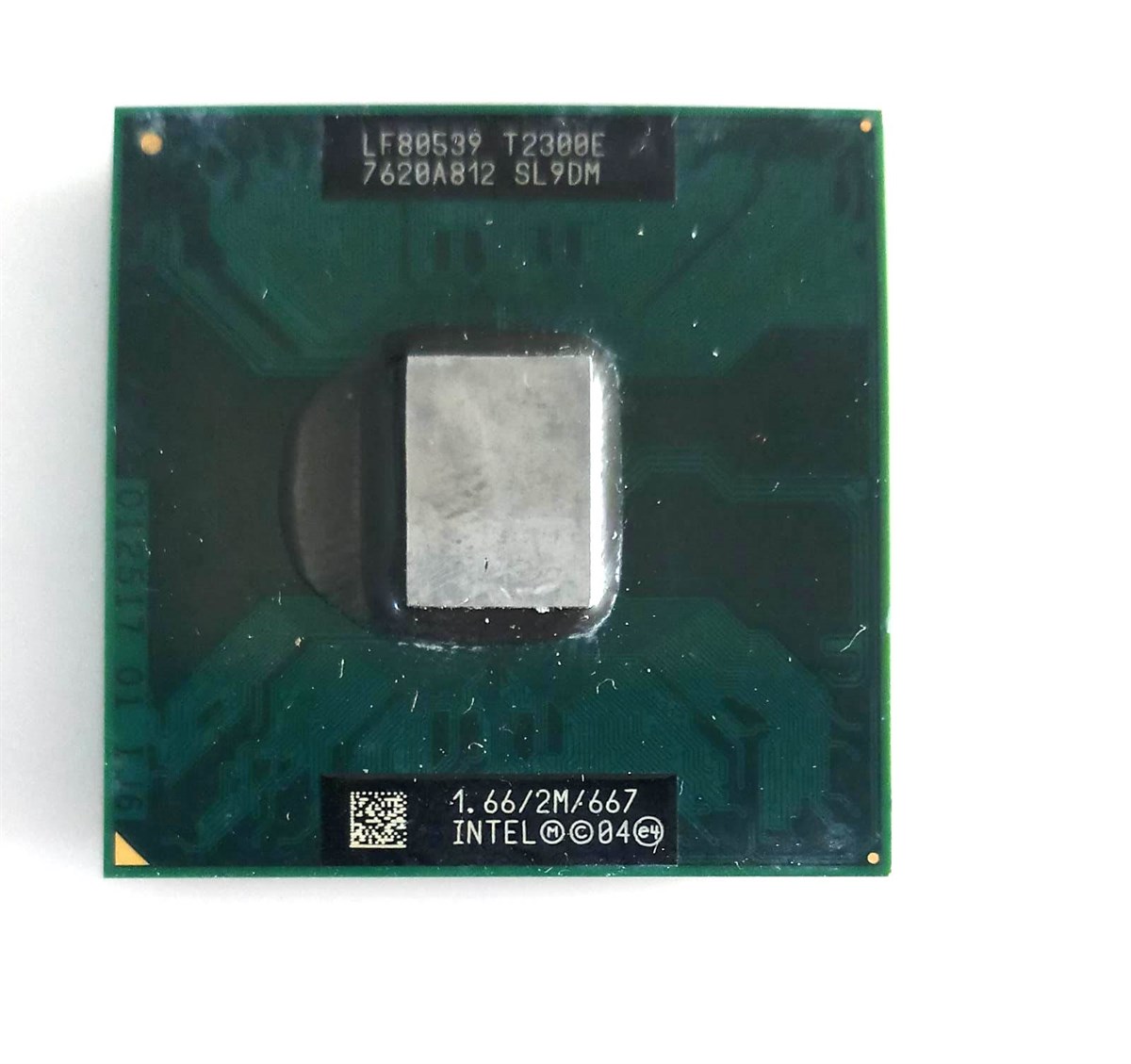 CPU - İşlemciIntel Core Duo T2300E SL9JE SL9DM 1.6 GHz Çift Çekirdekli Çift Iplik CPU İşlemci 2M 31W soket M/mPGA478MT STOK-İŞKUTU