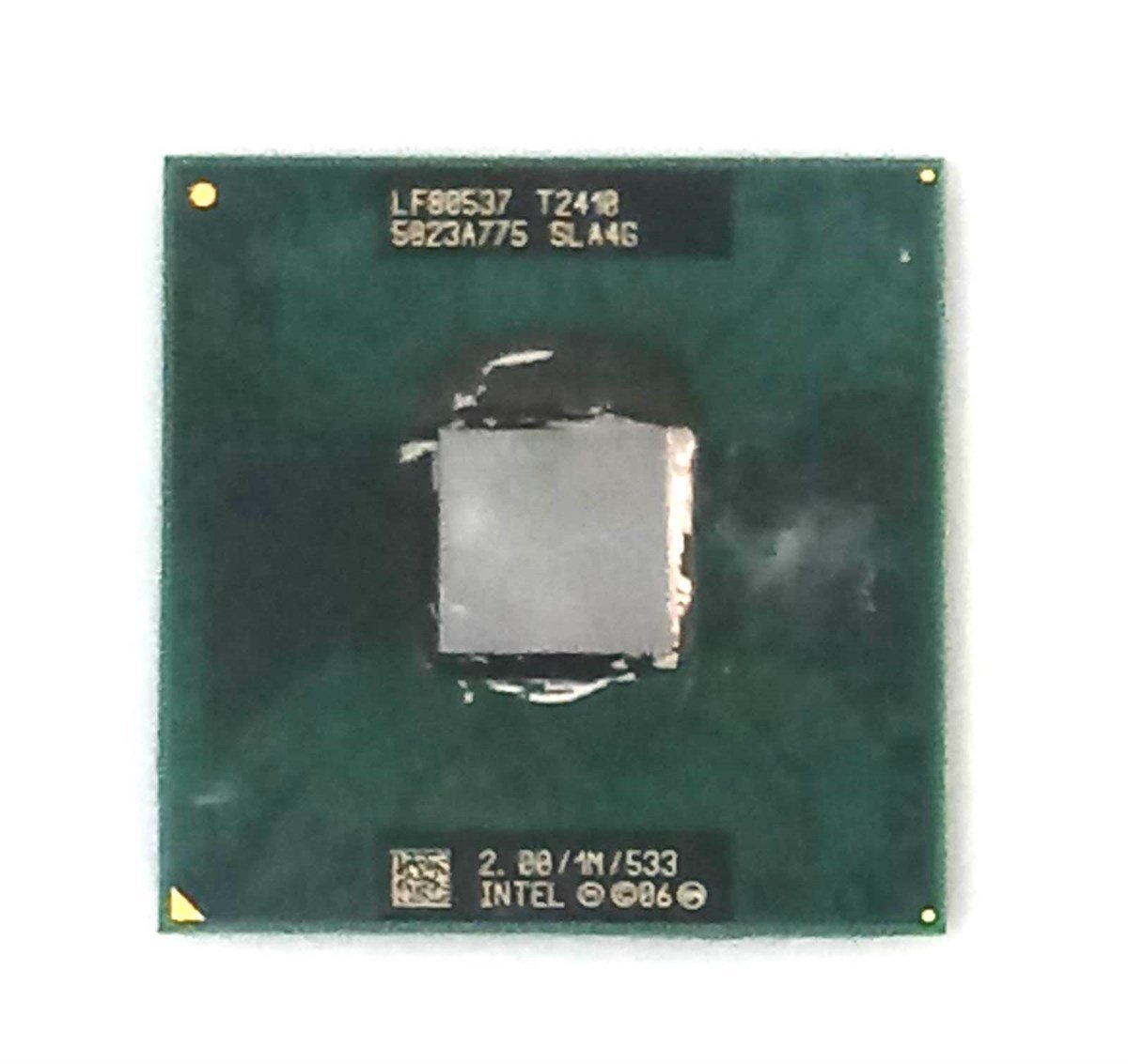 CPU - İşlemci Intel Pentium T2410 Dual Core 2.00GHz 533MHz FSB 1MB L2 Cache Socket FCPGA478 Notebook Processor SLA4G STOK-İŞKUTU