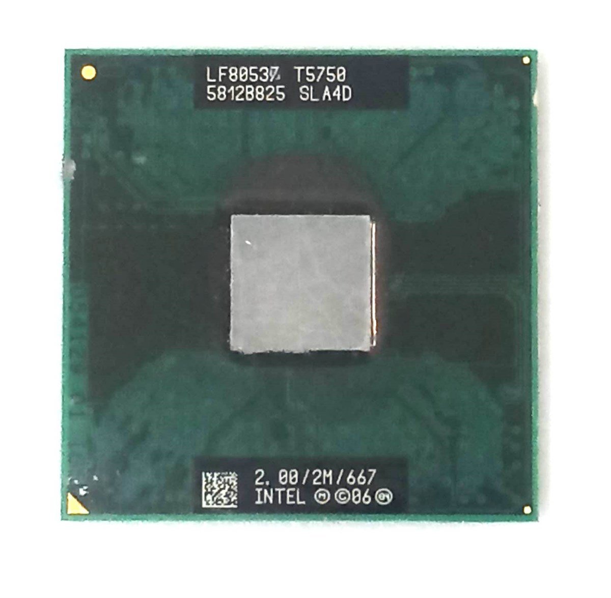 CPU - İşlemciIntel Core 2 Duo T5750 SLA4D 2.0 GHz Çift Çekirdekli Çift Dişli CPU Işlemci 2 M 35 W soket P STOK-İŞKUTU
