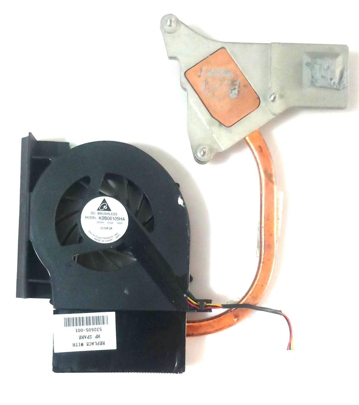 Soğutucu - FanHP Compaq CQ61 G61 CQ71 G71 CPU soğutma fanı için orijinal soğutucu ile 534675-001 532605-001 STOK-Z-66