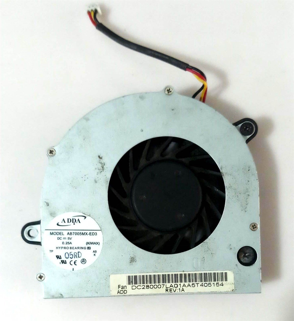Soğutucu - FanToshiba AB7005MX-ED3 CPU FAN STOK-Z-66