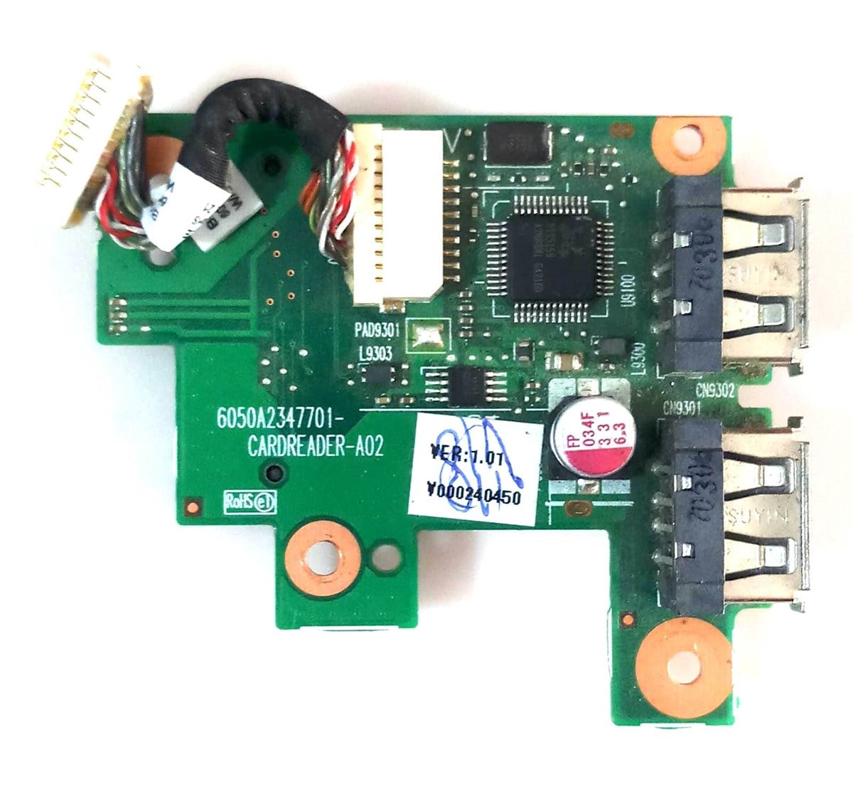 USB - AUX BoardToshiba Satellite L630 L635 Notebook Usb Kart - 6050A2349201 stok-222