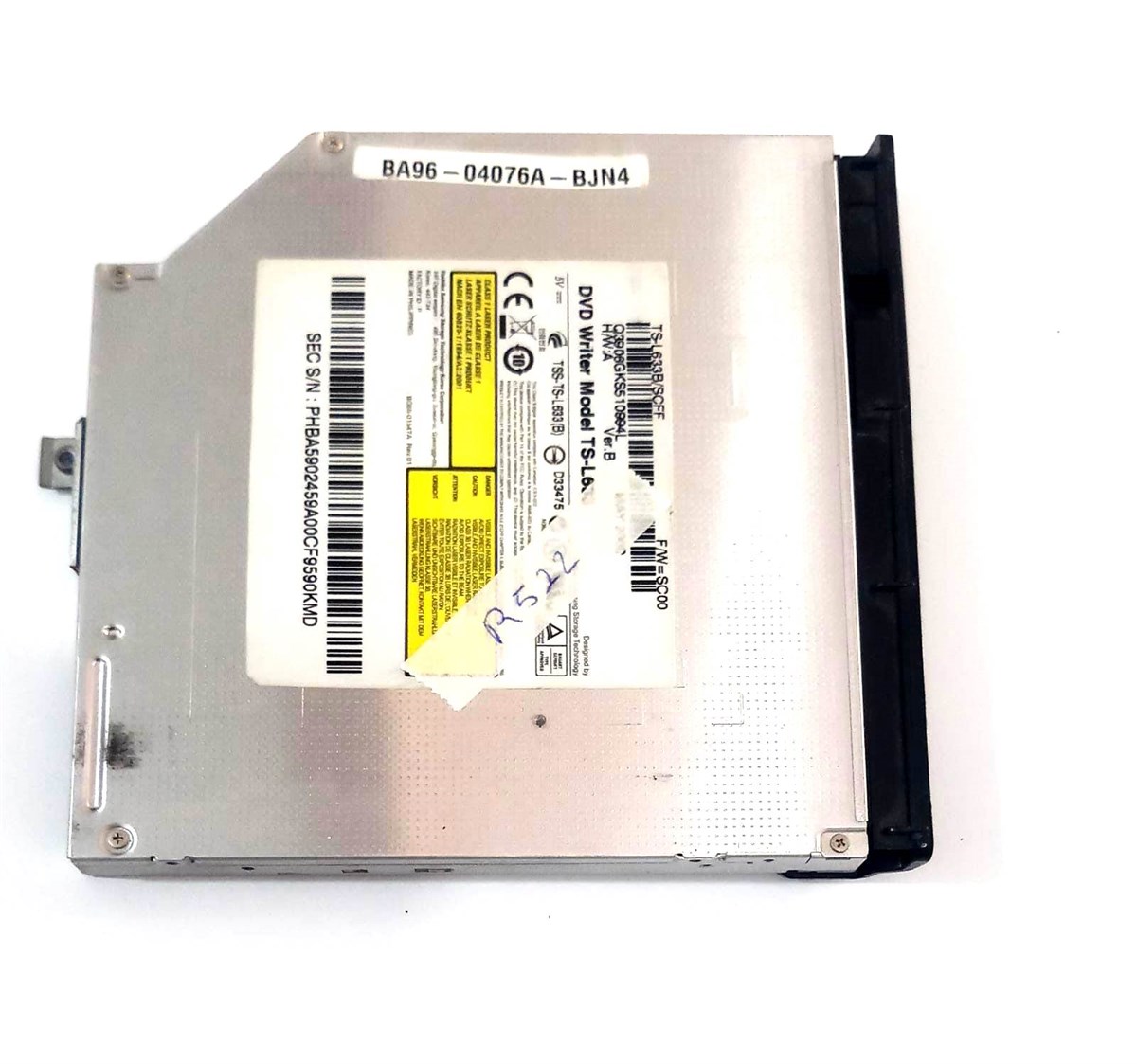 Optik Sürücü - DVDSamsung TS-L633 8X DL uyumlu DVD±RW Burner SATA Drive STOK-131