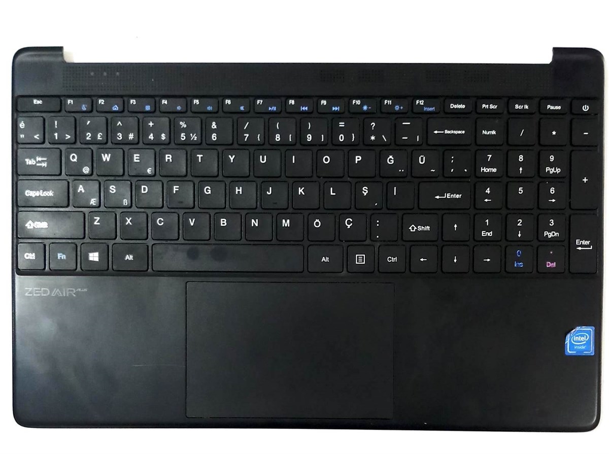 Üst KasaZED AİR PLUS Q15HR ÜST KASA + TOUCH PAD STOK-161