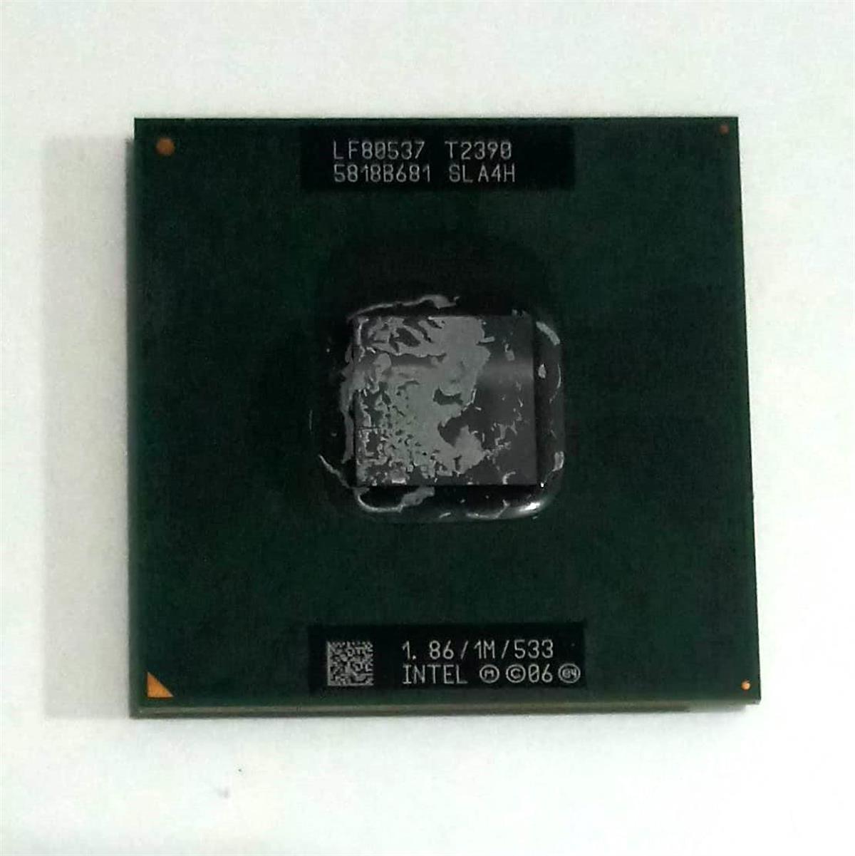 Intel Pentium Dual-Core T2390, (1M, 1.86 GHz, 533 MHz) Laptop İşlemci  (SLA4H) STOK: İŞ KUTU