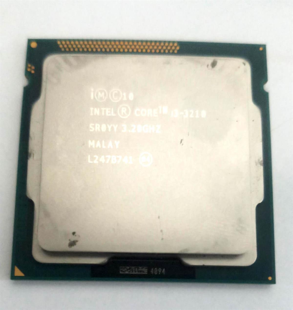 CPU - İşlemciIntel Core i3-3210 3.20 GHz 2 ÇEKİRDEK VE 3 MG ÖN BELLEKLİ SR0YY  İŞLEMCİ STOK: İŞ KUTU