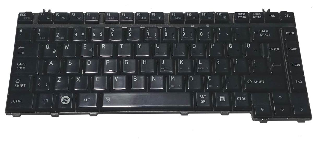Klavye - Tuş TakımıTOSHİBA SATTELITE A300 PSAGCE-0CQ00LTE 6037B0028518 Notebook Klavye (Siyah TR) STOK: Z88