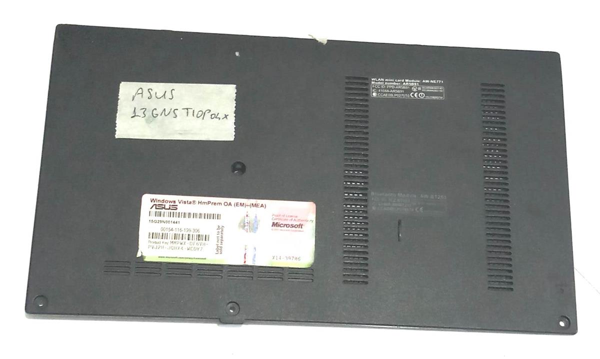 Alt KasaASUS 13GNST10P04X-1 ALT KASA SERVİS KAPAĞI - LOWER CASE SERVICE COVER STOK: K2-C