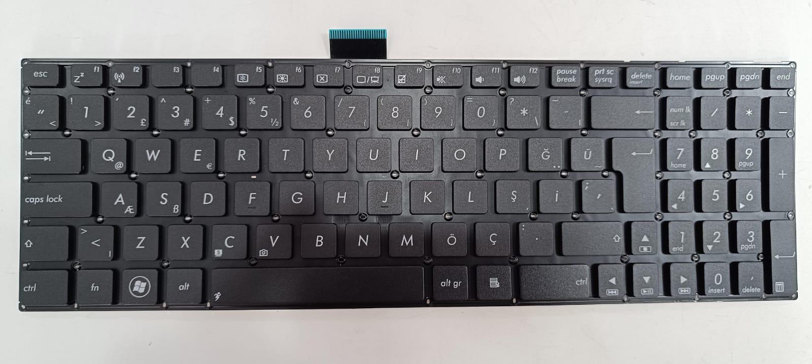 Klavye - Tuş TakımıASUS K555UB  LAPTOP KLAVYE  TUŞ TAKIMI NBKL0834   STOK: Z95