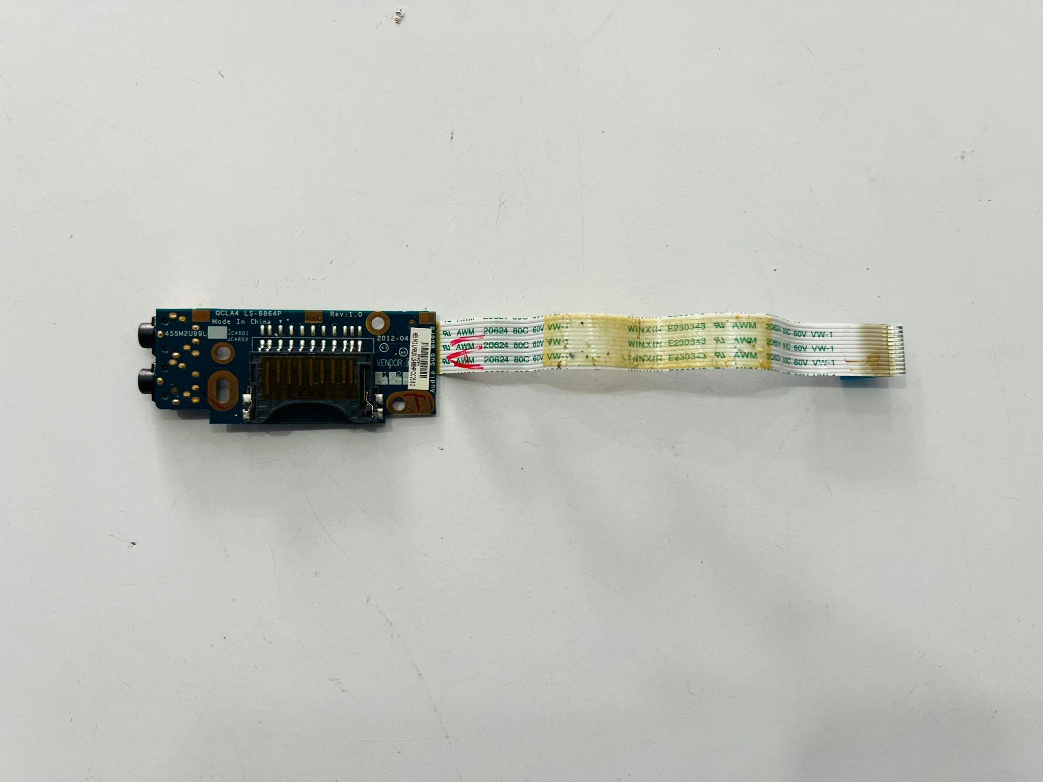 USB - AUX BoardSamsung Uyumlu Np350V5C-T01Tr, Np350V5C-S0Atr, Np350V5C-S0Jtr Usb Aux Board QCLA4 ls-8864P Stok: Z102