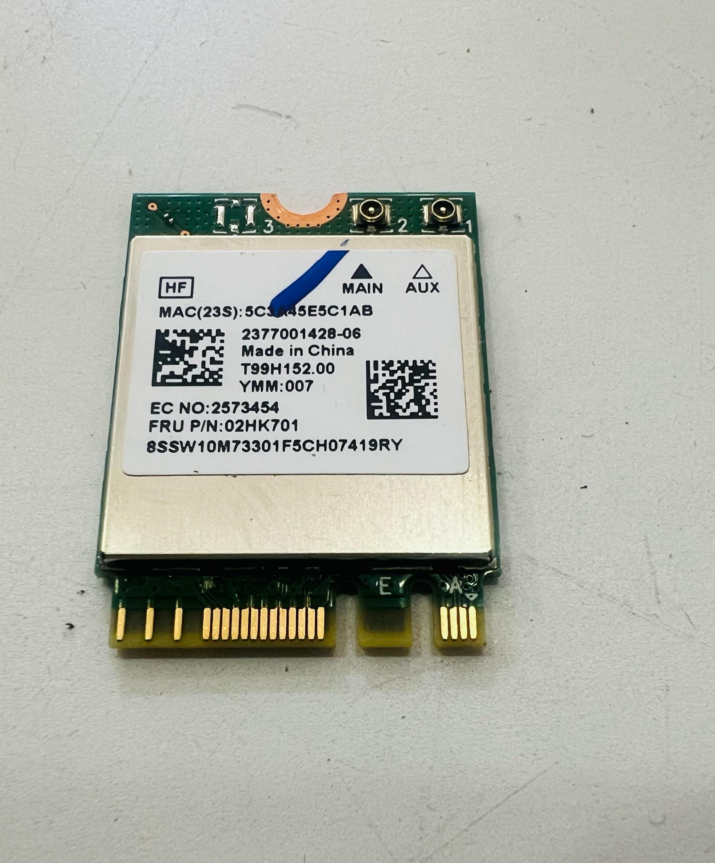 WIFI Kart - BluetoothORİJİNAL SORUNSUZ ÇIKMA LENOVO V15-ADA TYPE 82C7 WİFİ KART MODEL NO: T99H15200  STOK: Z65