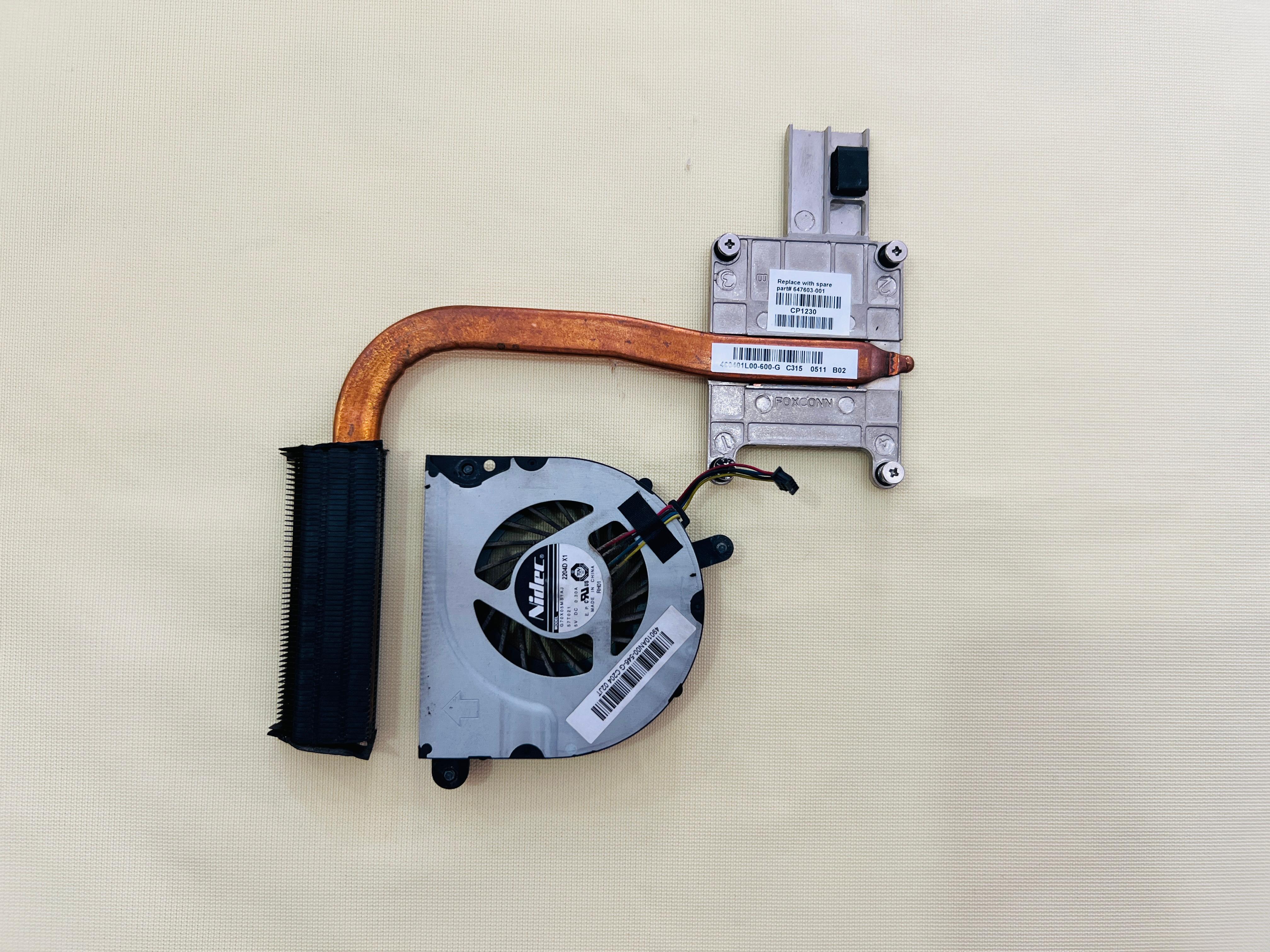 HDD Soket - YuvaHP ELITEBOOK 8560P ORİJİNAL SOĞUTUCU FAN VE SOĞUTMA DEMİRİ G70X05MS1AJ Stok: Z105
