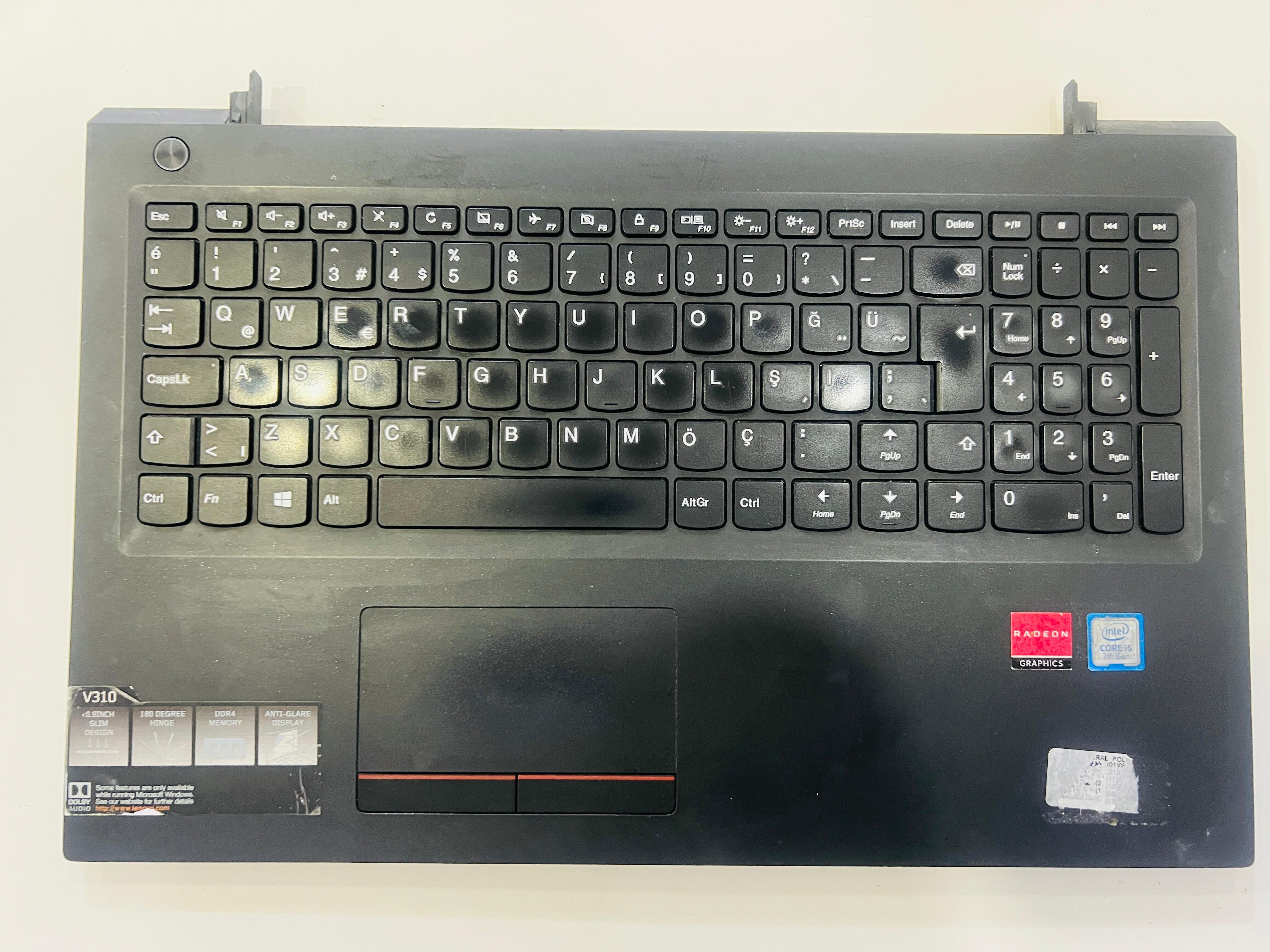 Üst KasaLenovo ideapad V310-15ISK V310-15IKB 80SY 80T3 3FLV7TALV10 Orjinal Üst kasa KLAVYE ARIZALI  Stok: Z105