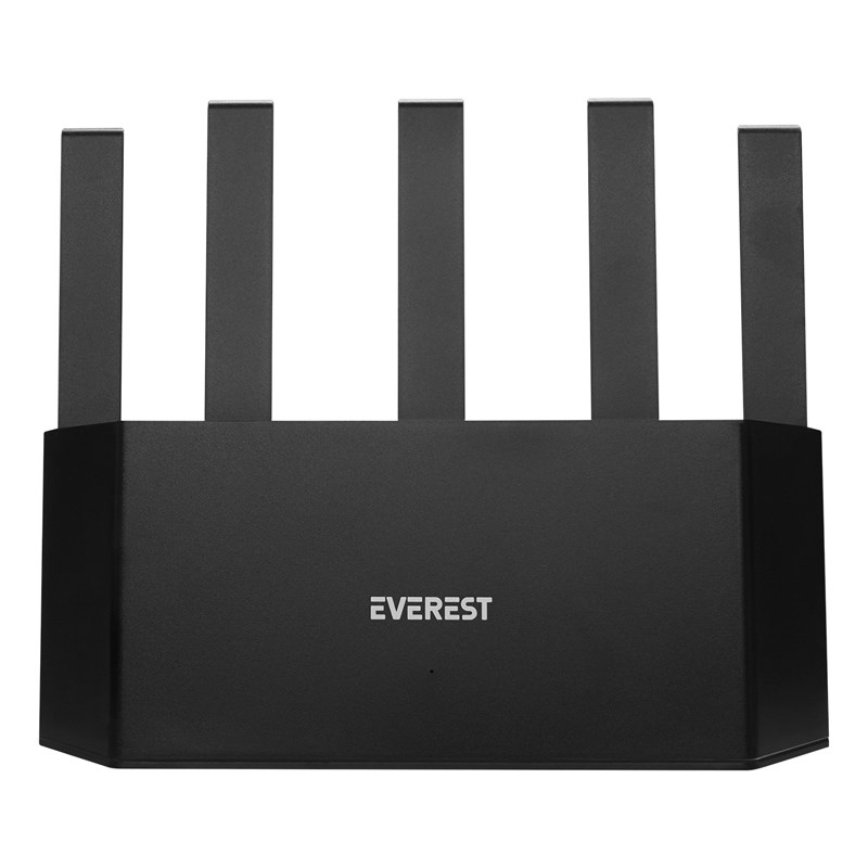 EVEREST EWR-X3000MBPS-V1 1 WAN + 3 LAN PORT Wİ-Fİ 6 WISP+AP+REPEATER DESTEKLİ KABLOSUZ WİFİ ROUTER