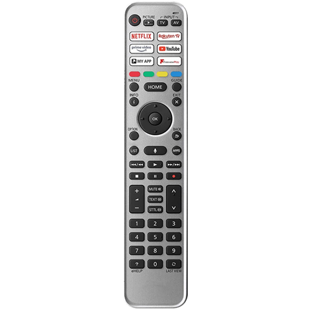 HUAYU KL RM-L1700 PANASONIC NETFLIX-YOUTUBE-PRIME VIDEO-RAKUTEN TUŞLU LCD LED TV KUMANDA