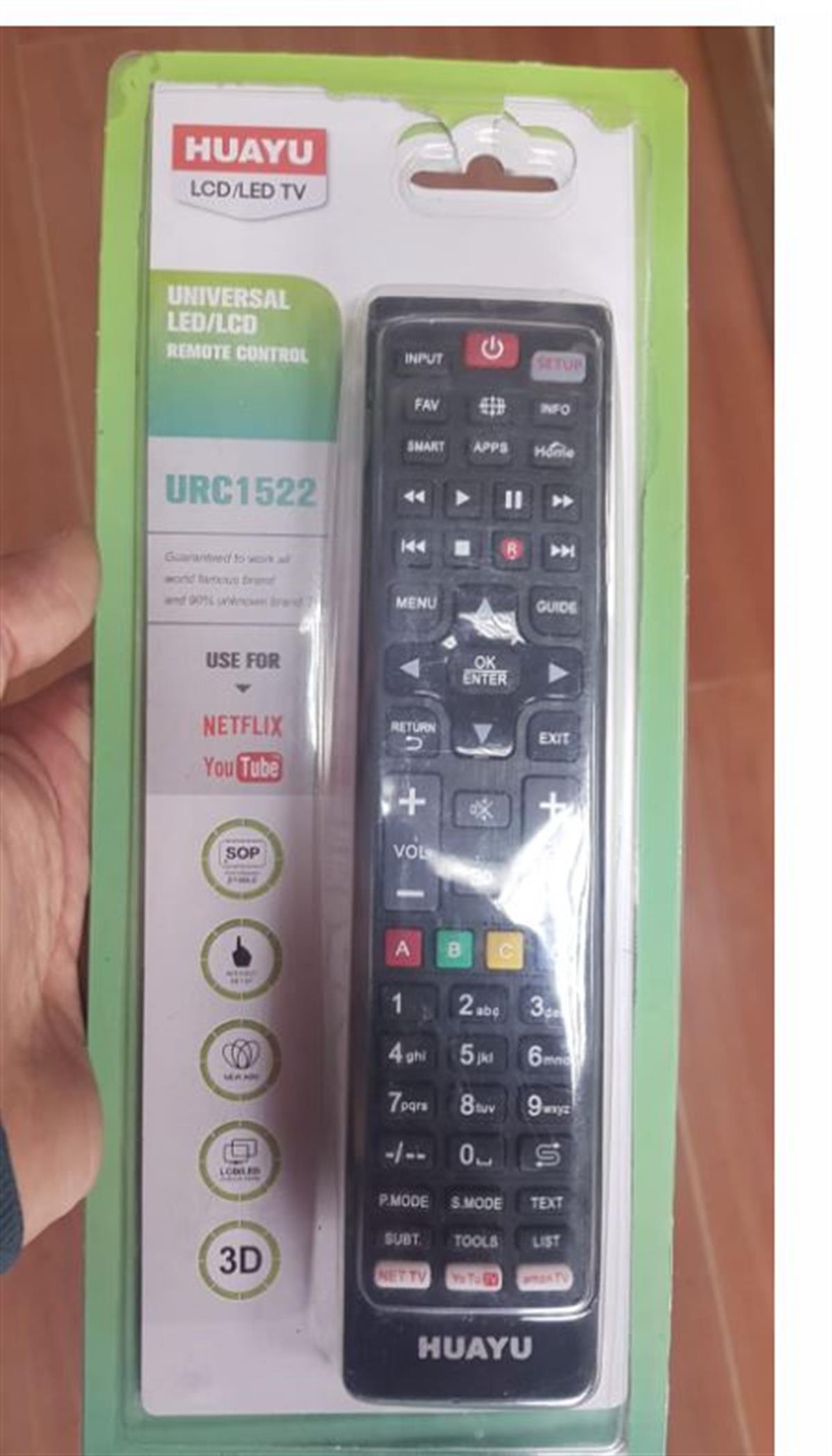HUAYU KL URC1522 UNIVERSAL TÜM MARKALAR LCD LED TV KUMANDA