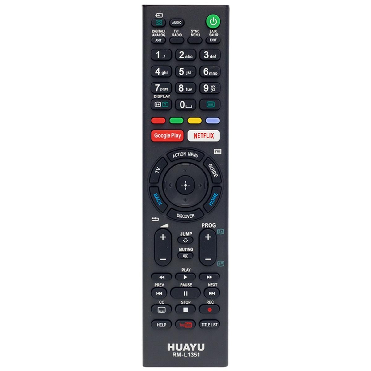 HUAYU RM-L1351 SONY NETFLIX-YOUTUBE TUŞLU  AMBALAJLI LCD LED TV UNIVERSAL KUMANDA