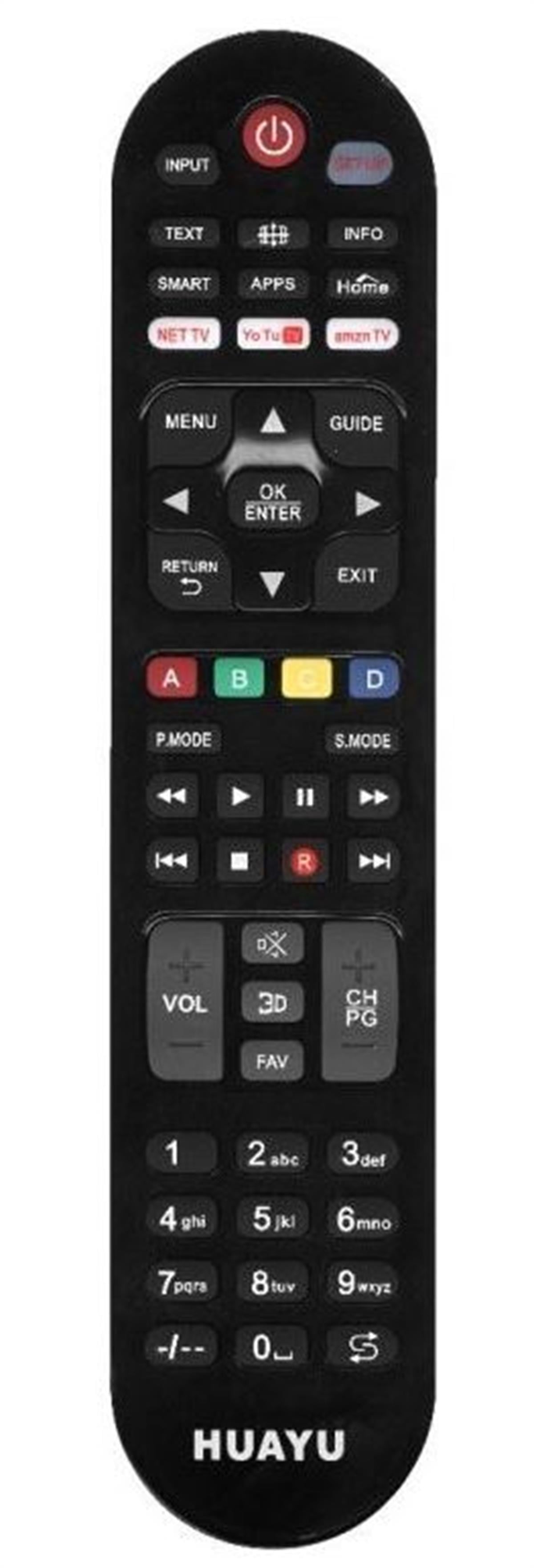 HUAYU URC1517 NETFLIX-YOUTUBE-AMAZON TUŞLU LCD LED TV UNIVERSAL KUMANDA