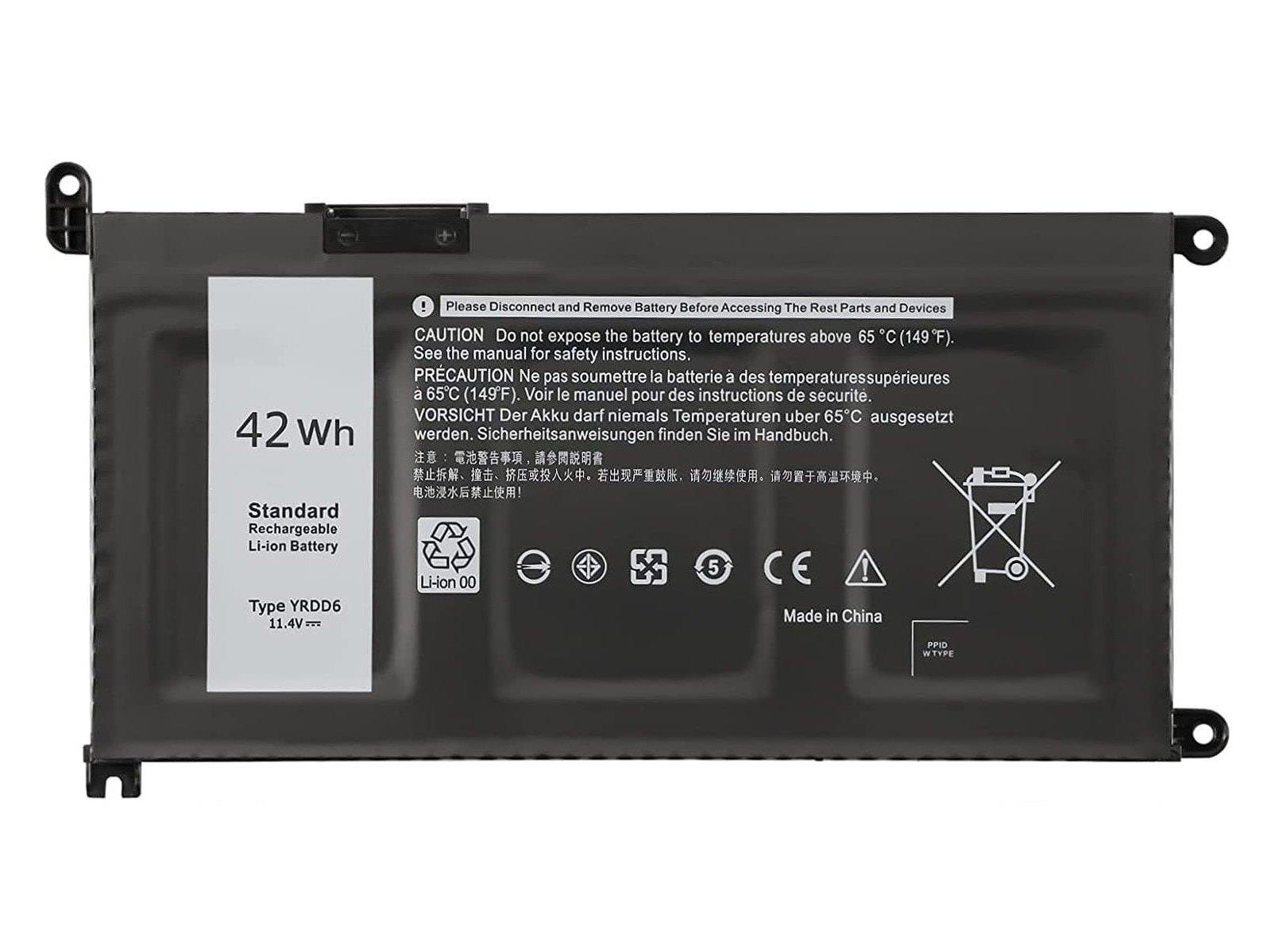 HYPERLIFE Dell Inspiron 5585, 5590, YRDD6 Notebook Bataryası