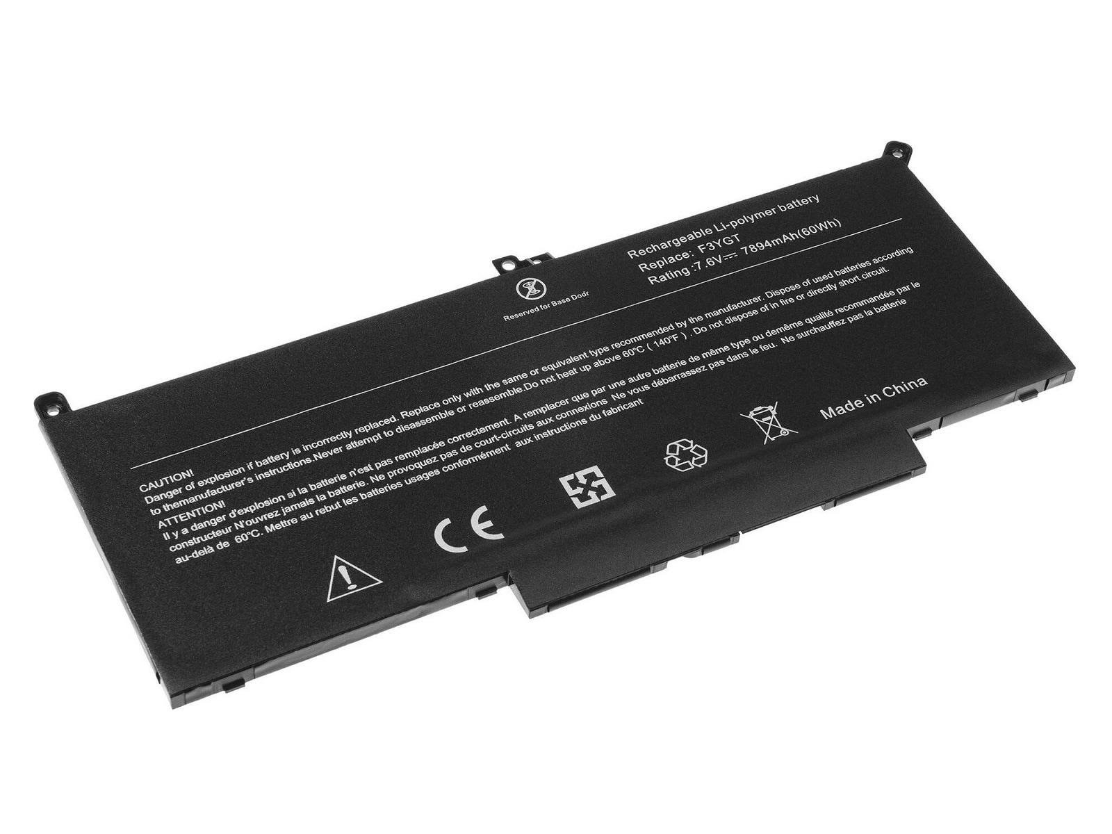 HYPERLIFE Dell Latitude 7280, 7290, 7380, 7390, F3YGT Notebook Bataryası - Ver.2 - 4 Cell