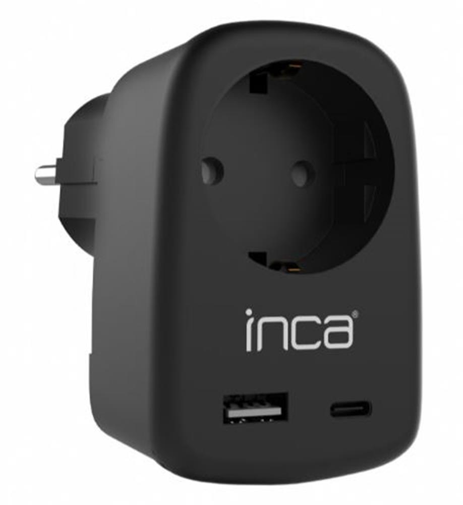 INCA IPW-42SY TYPE-C+ USB-A Giriş   Soketli Duvar Prizi