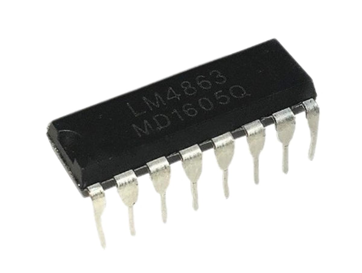 LM4863 DIP-16 ENTEGRE DEVRE