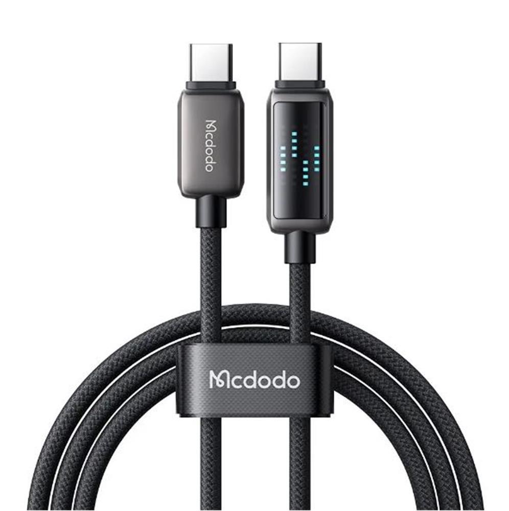 MCDODO CA-2630 36W USB-C TO LIGHTNİNG ŞARJ HIZ GÖSTERGELİ ŞARJ VE DATA KABLOSU- 1.2 M SİYAH