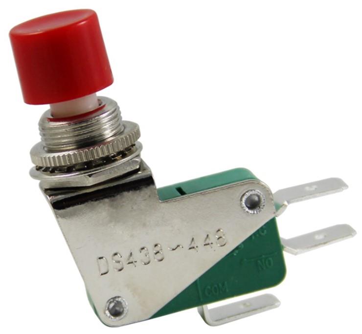 MİCRO SWİTCH DS-438 KIRMIZI BUTONLU Ø12MM (IC-176E)