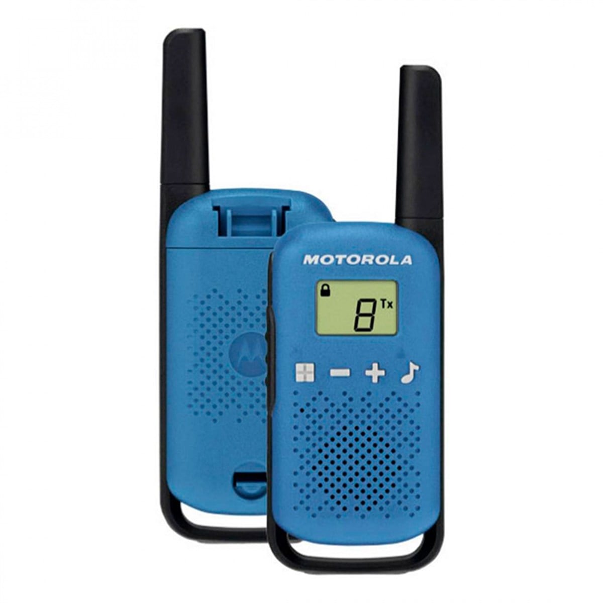 MOTOROLA TLKR-T42 4 KM MAVİ PMR EL TELSİZİ 2Lİ PAKET (ÜÇ AD İNCE PİL)