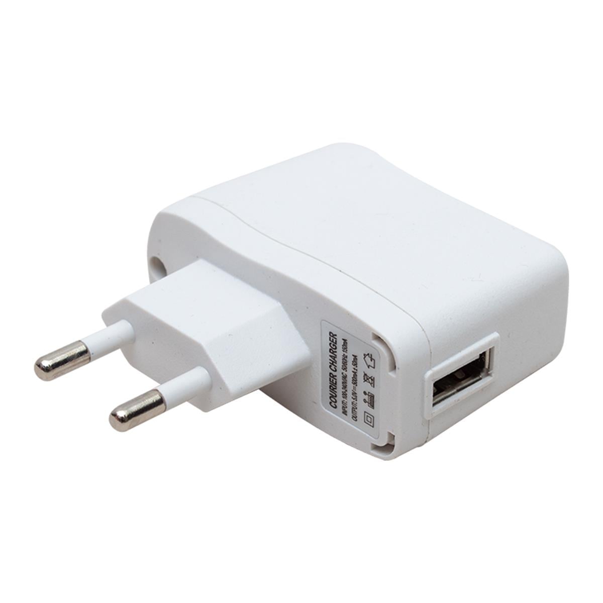 POWERMASTER 5 VOLT 0.5A 25W BEYAZ USB BAŞLIK ADAPTÖR