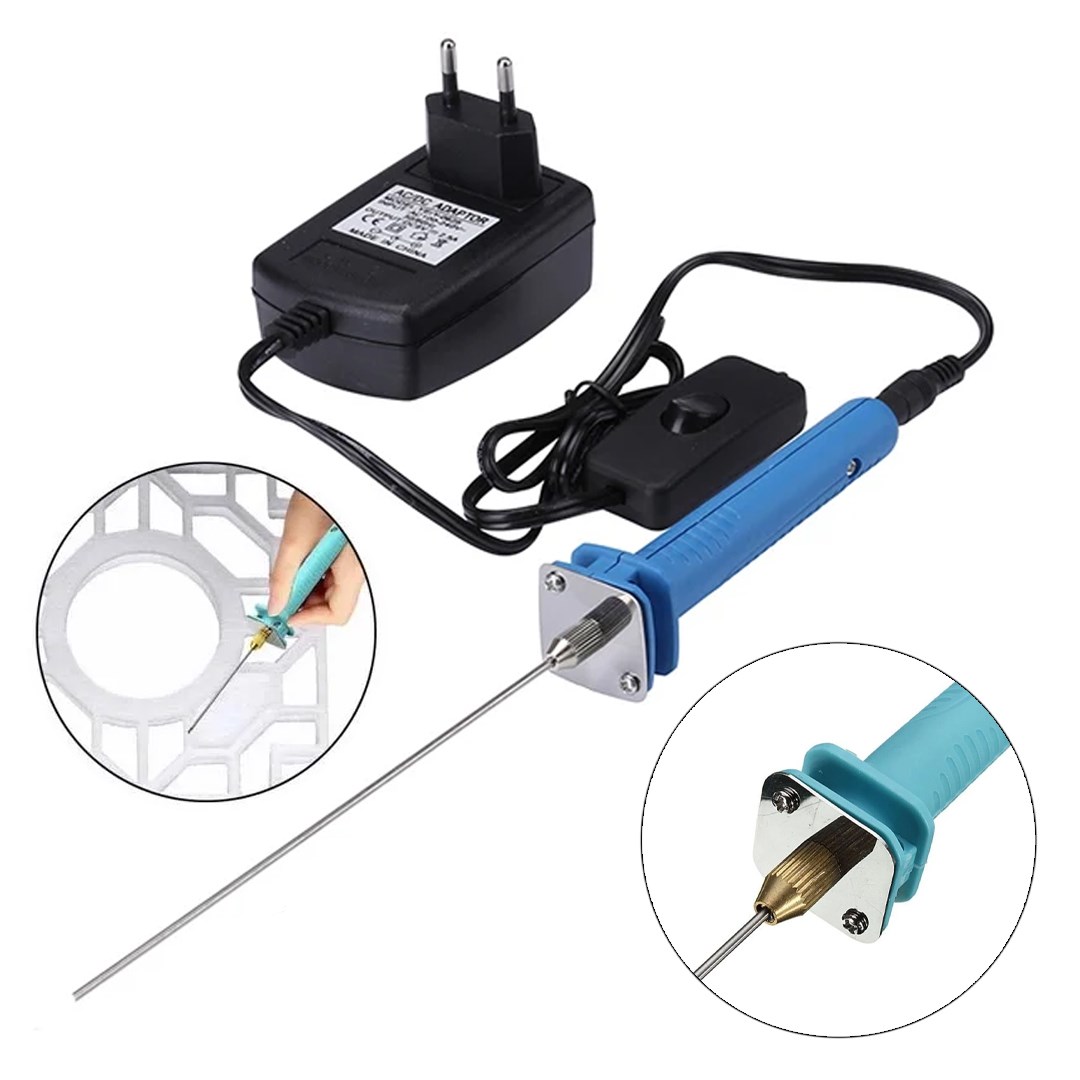 POWERMASTER PM-26762 KÖPÜK STRAFOR KESME KALEMİ ELEKTRİKLİ 20CM BAŞLIKLI 100-240V/25W