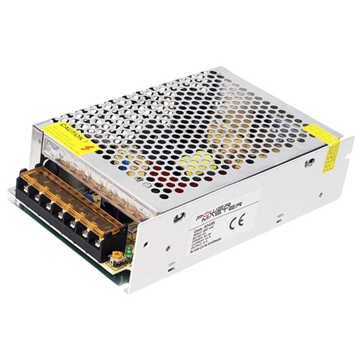 POWERMASTER PM-30435 5 VOLT-10 AMPER-50 WATT METAL KALIN KASA ADAPTÖR  (P10 PANEL ADAPTÖRÜ)