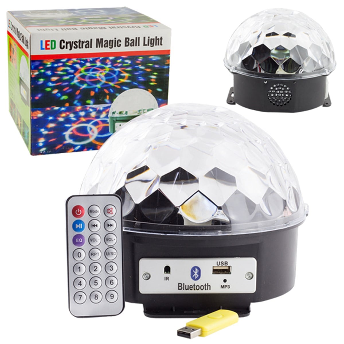 POWERMASTER TS-03B USB/BLUEOOTH ÖZELLİKLİ YARIM DÜNYA KÜRE DİSKO TOPU