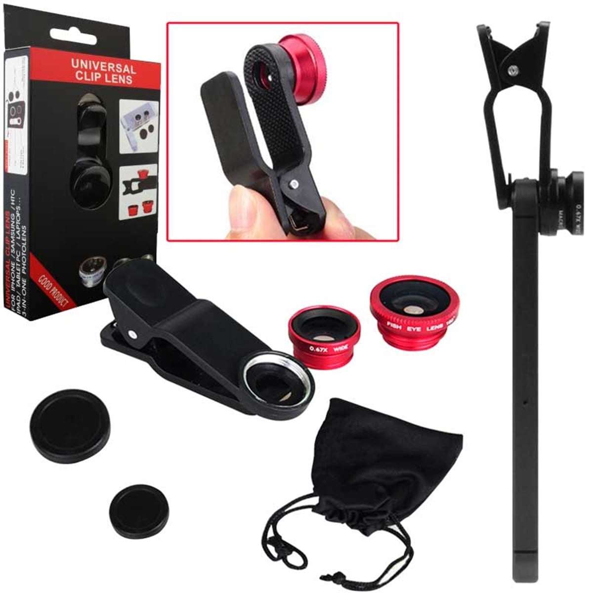 POWERMASTER UNIVERSAL 2 LENS SETİ CEP TELEFONLARI VE TABLETLER İÇİN